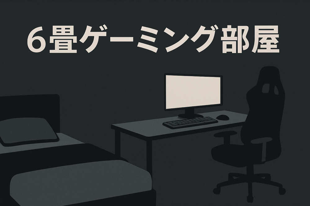【2026年版】6畳でも作れる“狭い部屋向け”ゲーミングレイアウト
